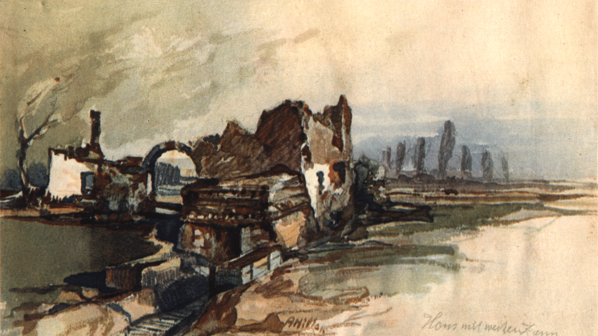 House with White Fence