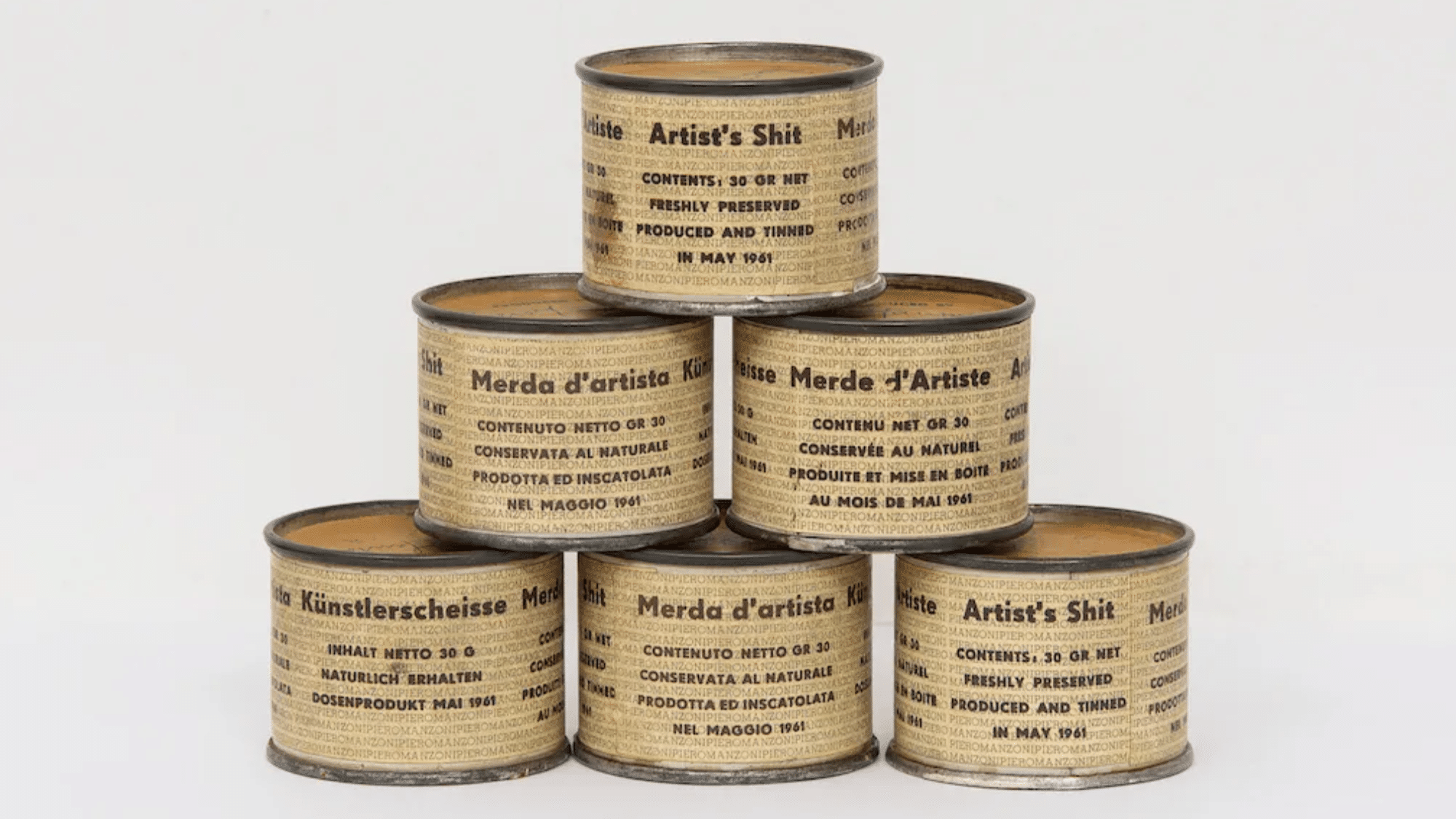 Piero Manzoni's Artist's Shit