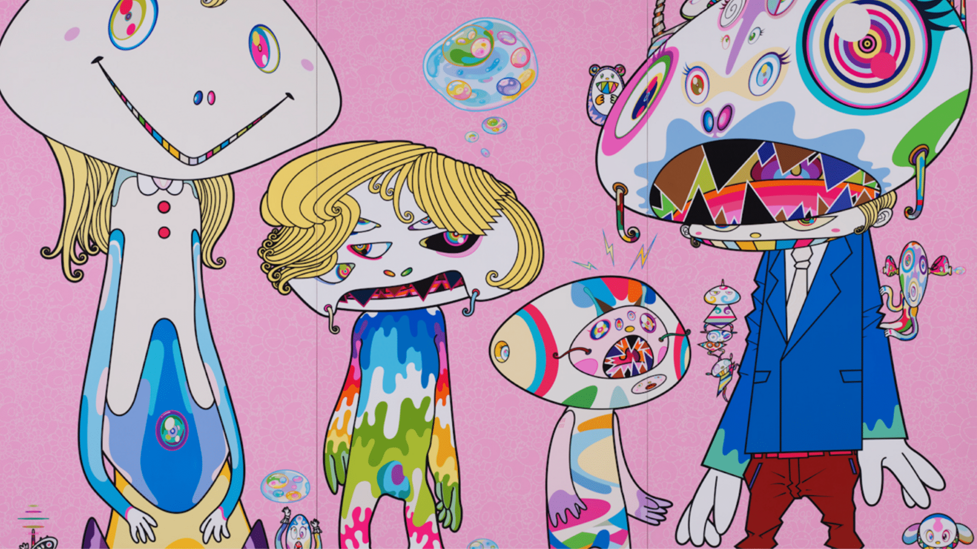 Takashi Murakami’s Grotesque Sculptures
