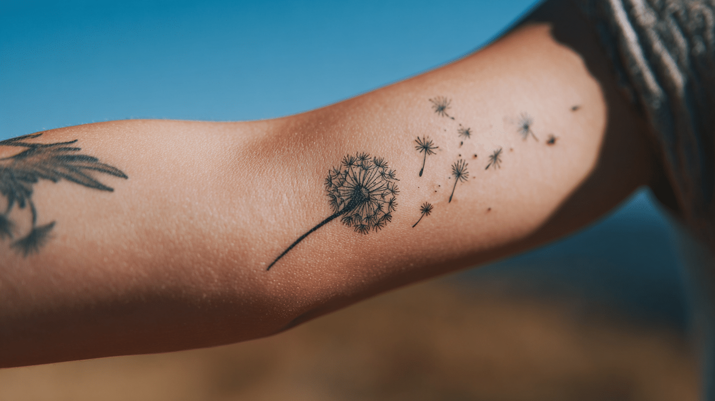 Dandelion Blowing in The Wind