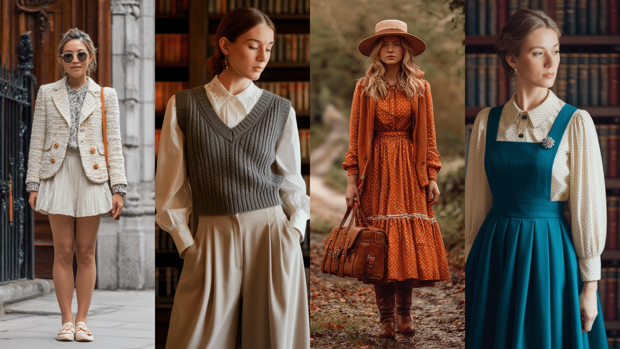 Dark Academia Meets Cottagecore