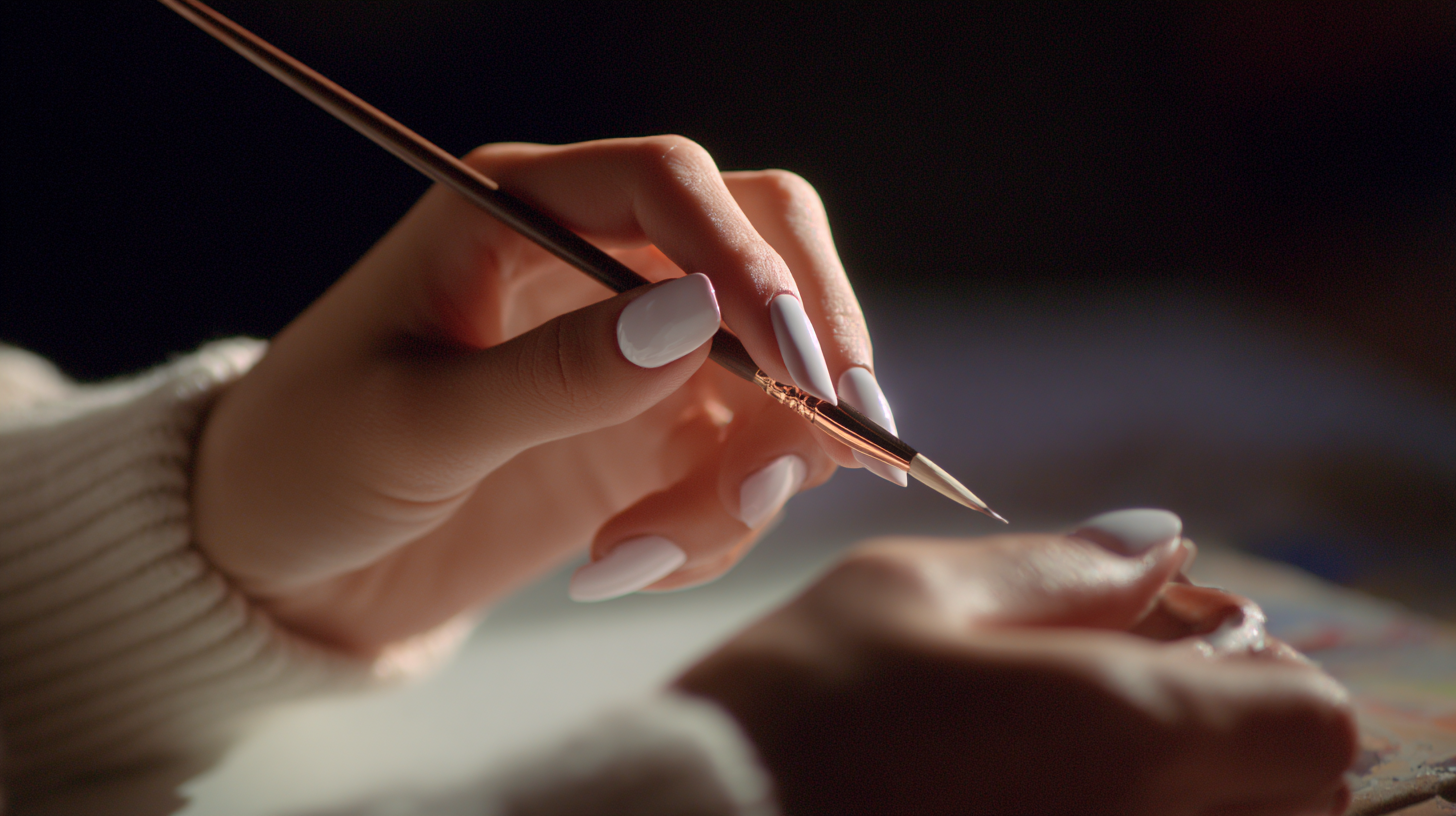 Milky White Nails Design & Ideas